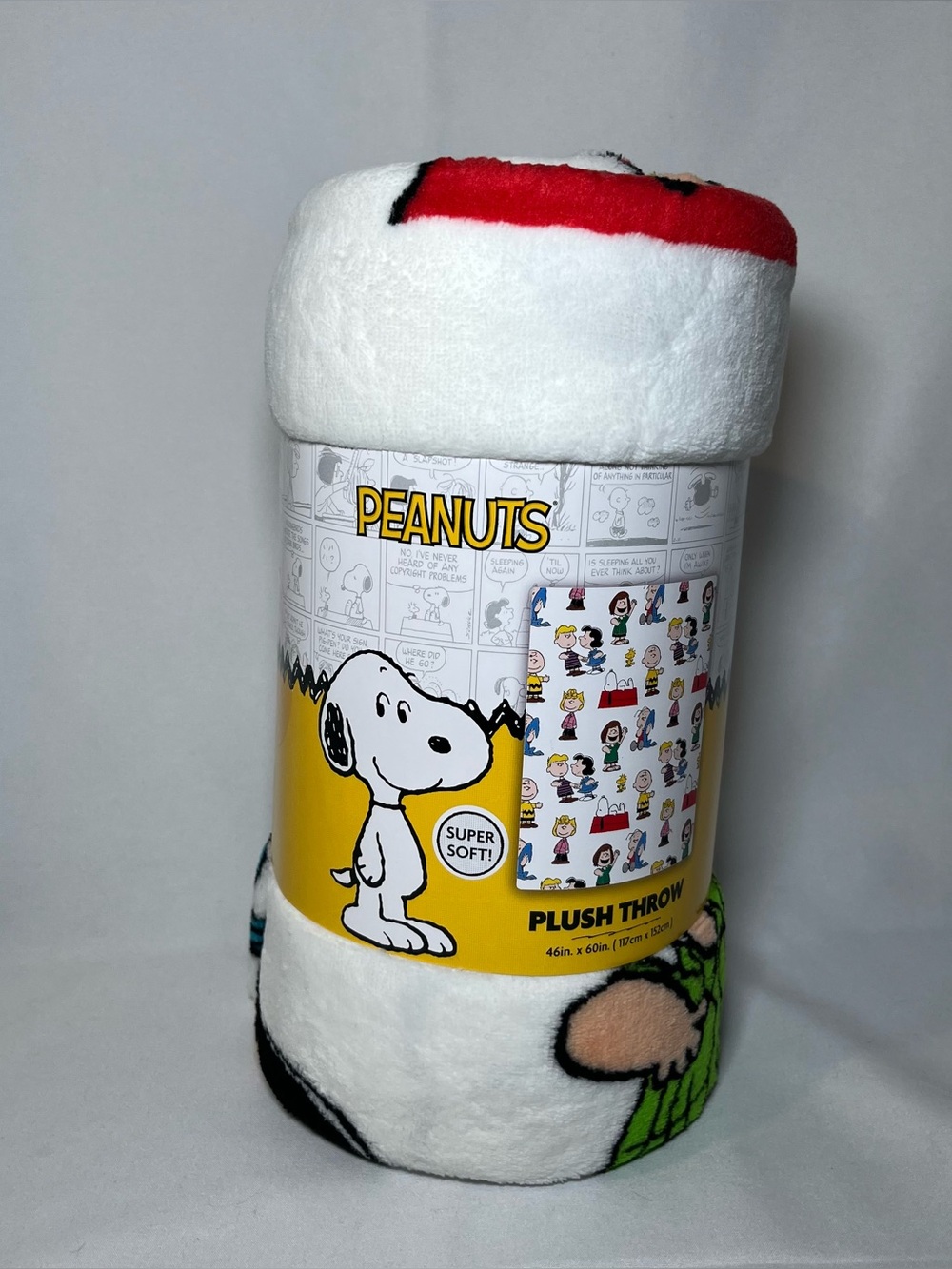 Peanuts Snoopy Plush Throw 46”x60”